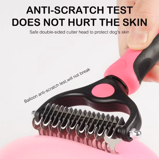 Double-Sided Pet Dog Comb Clean Pet Grooming Tool Hair Comb Brush for Cat and Dog
