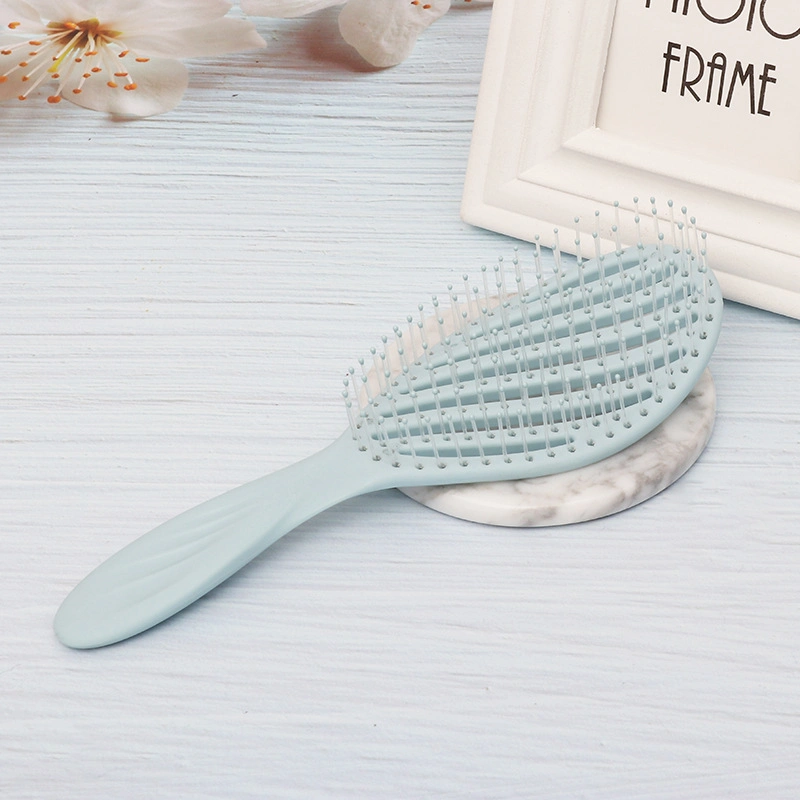 Professional Hair Dryer Vent Brush Detangling Hot Selling for Curly Nylon Bristle Extension Hair Brush for Wet and Dry