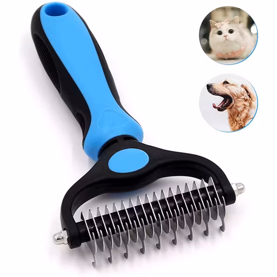 Double-Sided Pet Dog Comb Clean Pet Grooming Tool Hair Comb Brush for Cat and Dog